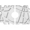 Ekena Millwork Novo Architectural Grade PVC Ceiling Medallion, 14"W x 9 3/8"H x 3"ID x 5"C x 1"P, Two-Piece CMP14X9NO2-03000 - alternate 1